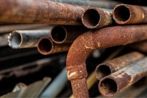 copper pipes